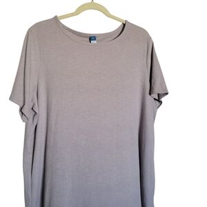 Old Navy Light Gray Short Sleeve Top